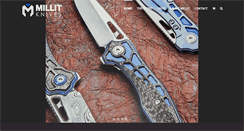 Desktop Screenshot of millitknives.com